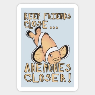 Witty Clownfish Motto Magnet